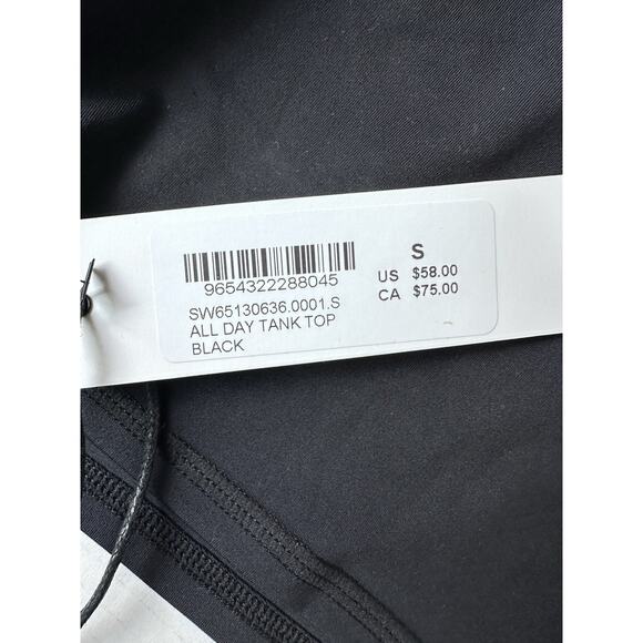 SoulCycle Sweaty Betty All Day Vest Top in Black Size S NWT - Picture 4 of 7